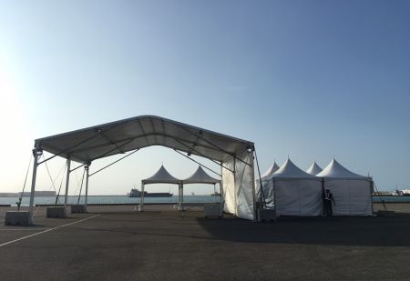 Diverse Applications of Structural Tents - 10Mx10M Structure Tent for Cruise Ship Clearance Area